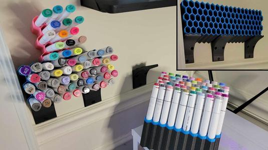 Pen / Marker Holder with Wall Mount