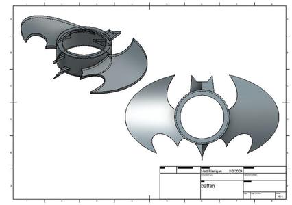 Keaton Batman fan blade