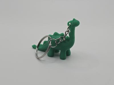 Cute Stylized Dinosaur Toy Keychain (Remix)
