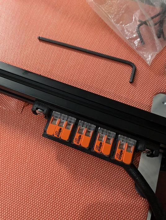 Voron Trident / 2.4 parametric Wago 221 mount