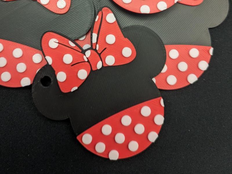Minnie Mouse Keychain