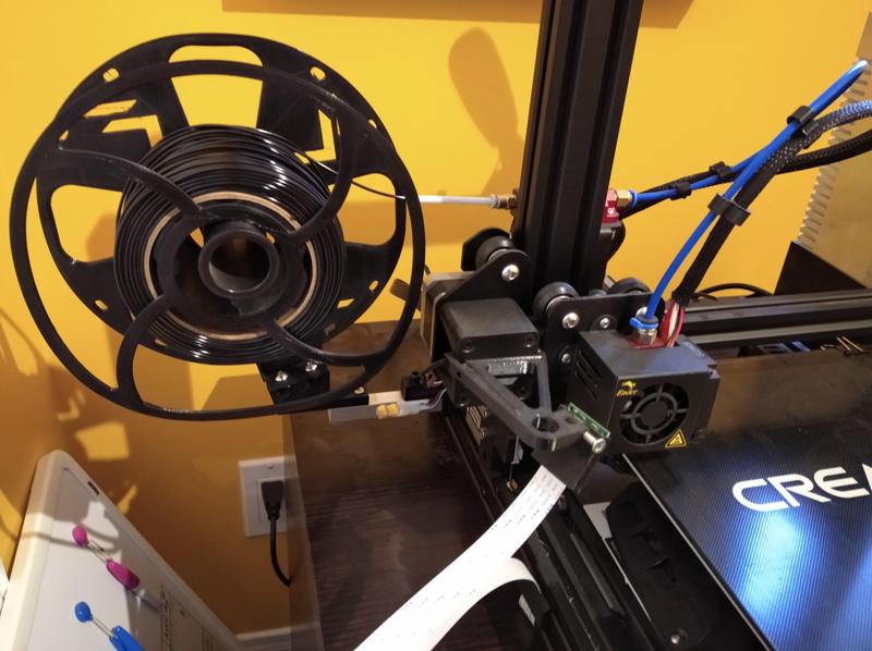 Ender3 side spool support but with with weight sensor (load cell)