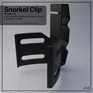 Snorkel to Mask Adapter Clip