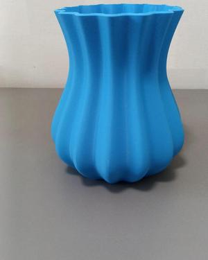 Vase in form of a flower.