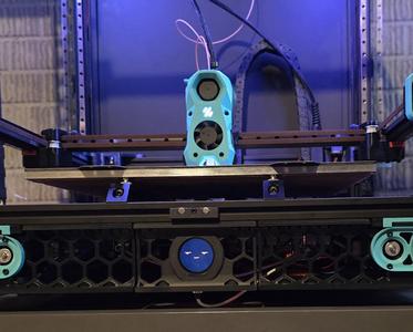 Voron front panel with Knomi V2