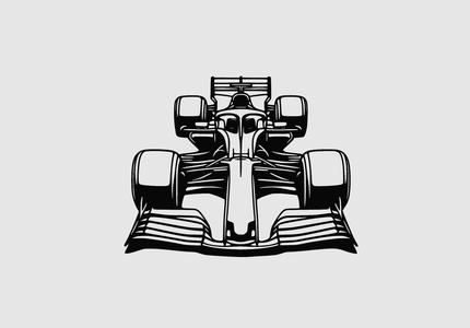 Formula One Car line art Decoration