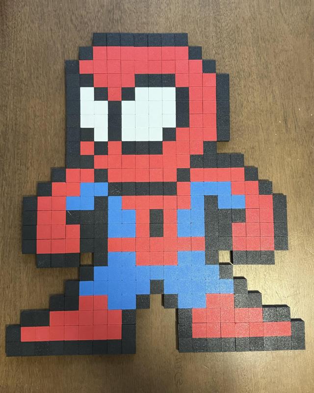 Pixel Art System - Spiderman