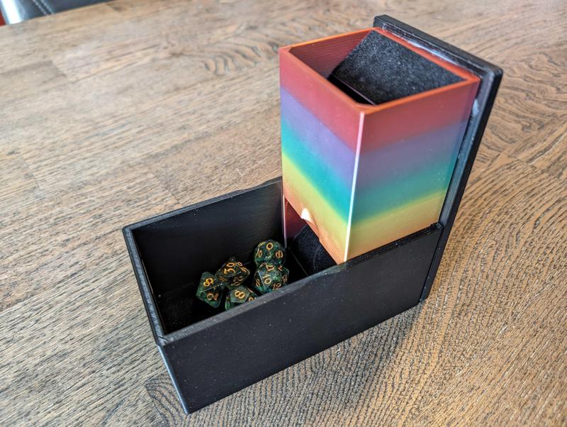 Travel Dice Tower and Storage Box