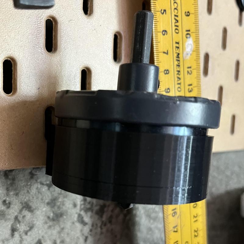 Hole saw / drill holder / mount for IKEA Skadis