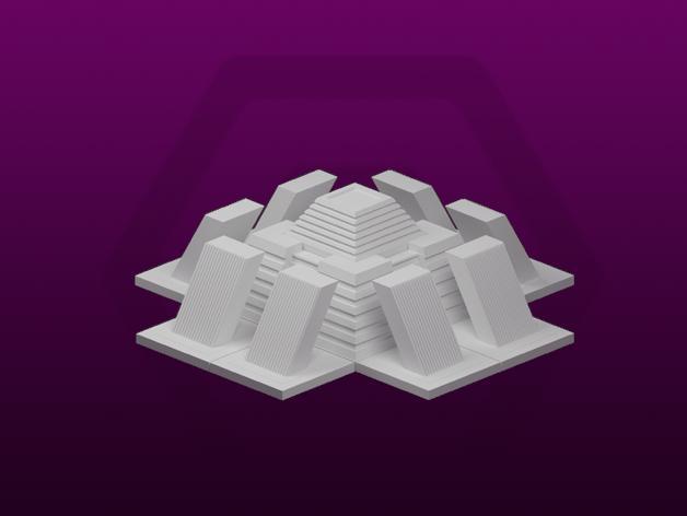 GreebleCity Cyberpunk: Legally Distinct Pyramid