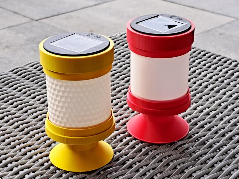 Outdoor Solar Table Top Lantern