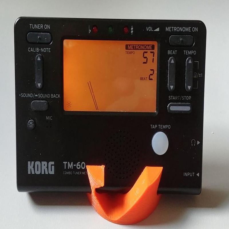 Mount for Korg TM-60 Tuner Metronome