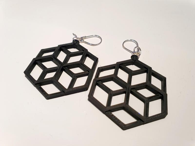 Earrings Octa
