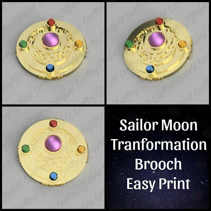 Sailor Moon Transformation Brooch
