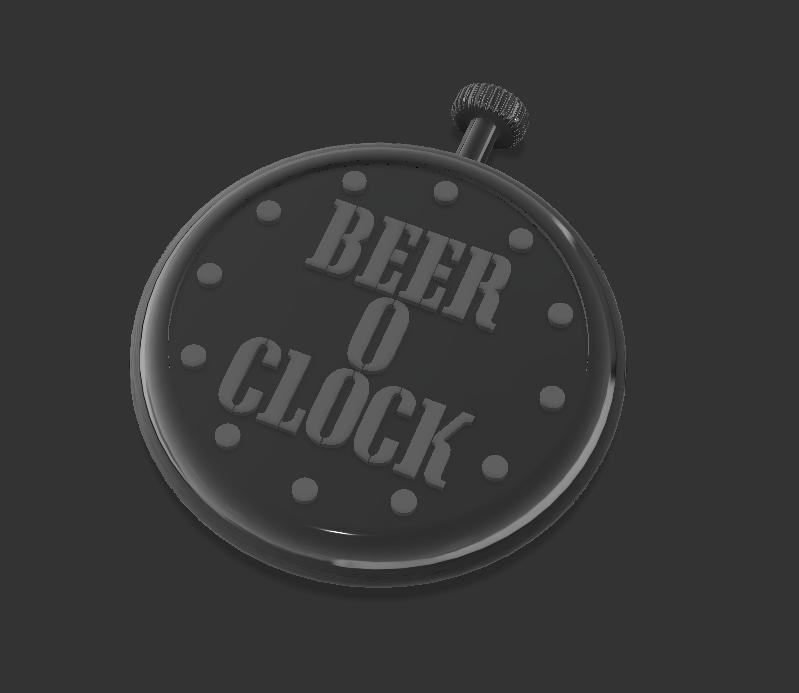 Beer o clock pocketwatch