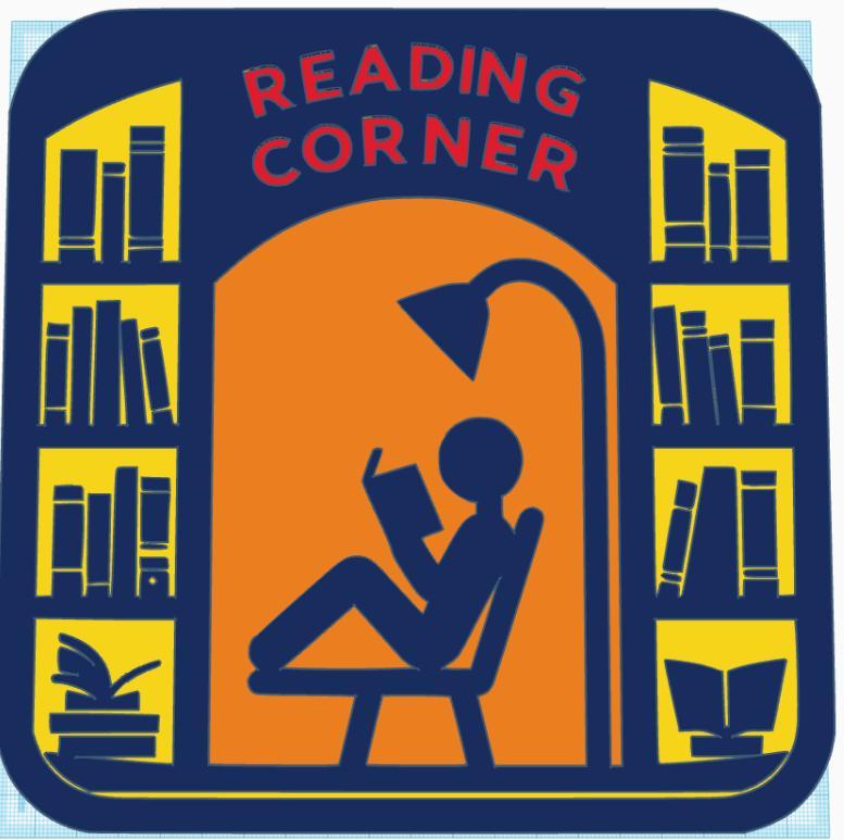 Sign: Reading corner