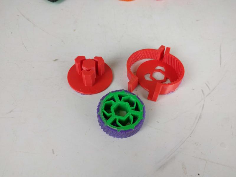 Comolded Silicone Wheels for 150g combat robot