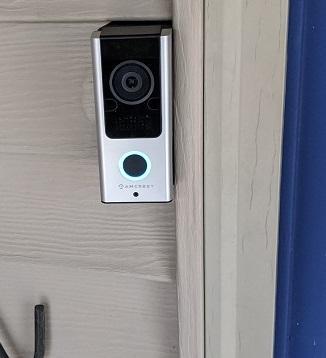 Amcrest AD110 Wi-Fi Doorbell Siding Mount