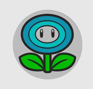 Coaster Flower Mario