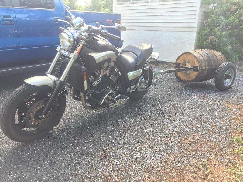 Yamaha VMAX 1700 exhaust and intake motor cover