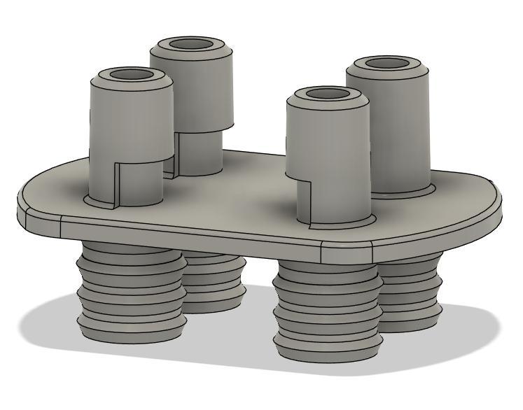 Eight Sleep Pod 4 Cover to 1/2" (Internal Diameter) Hose Adapter
