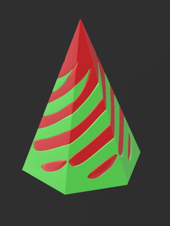 Six-Sided Fidget Pyramid