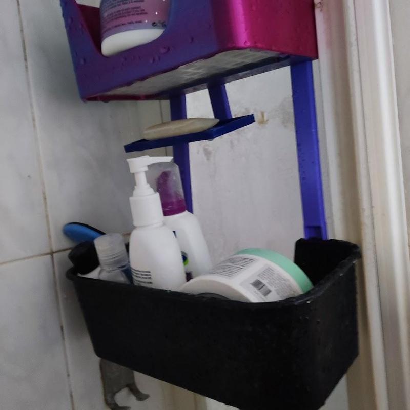 Shower basket Ikea Tisken hook