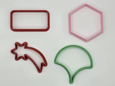 Fun Shape Cookie Cutter Playdoh Pack 10