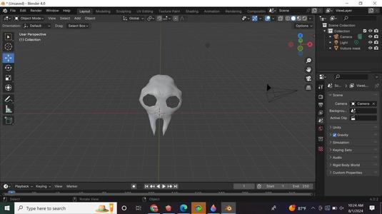 Rain World Vulture mask