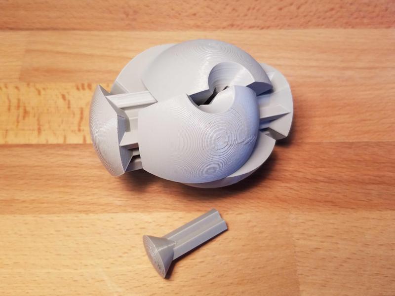 Supportless Sphere Puzzle V2