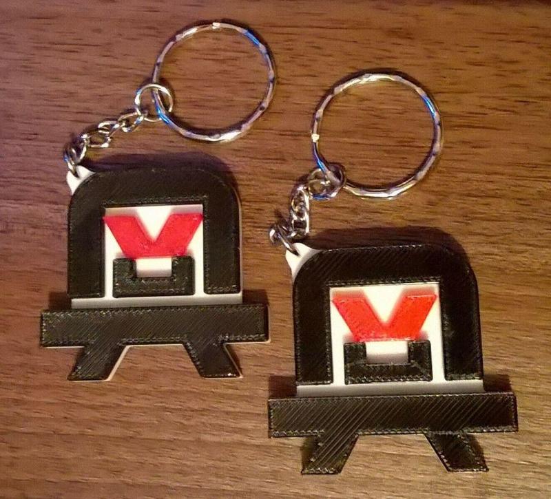 Angryman Keyring / Keychain / Keyfob / Bag Charm