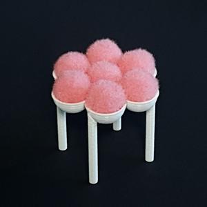 PomPom Chair - 3D Printed Doll Furniture