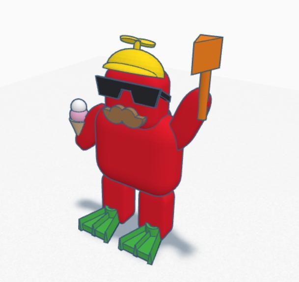 robot going for an swim