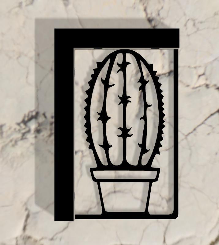 CACTUS WALL BRACKET AND SHELF