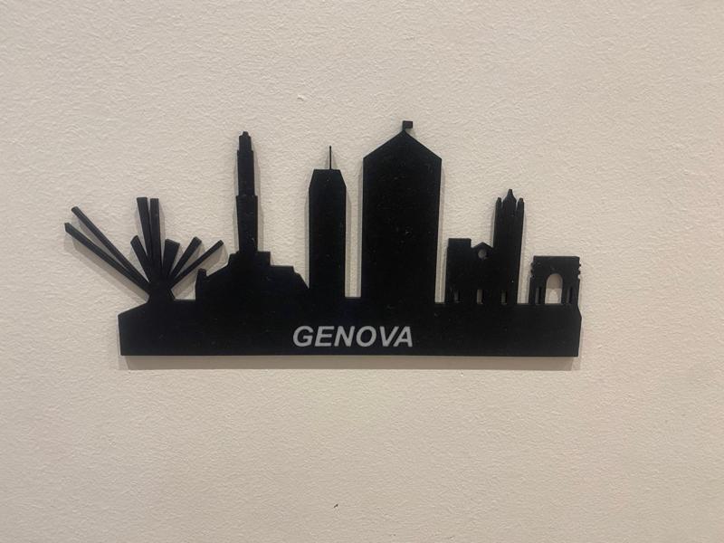 Genoa Skyline / City Silhouette