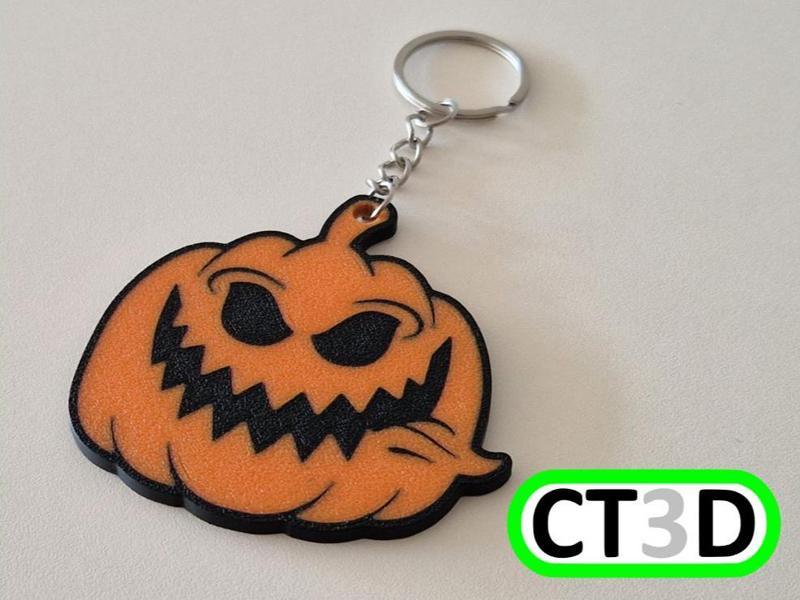 Evil Pumpkin KeyChain