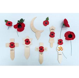Athiest/Religious Poppy Ground Memorials