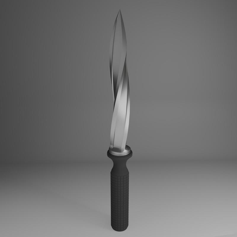 3D model of the knife "Microtech Mini Jagdkommando"