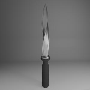 3D model of the knife "Microtech Mini Jagdkommando"