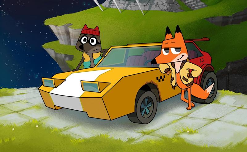 Lex & Plu cartoon - space taxi