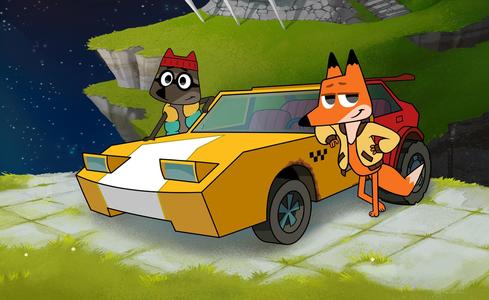 Lex & Plu cartoon - space taxi