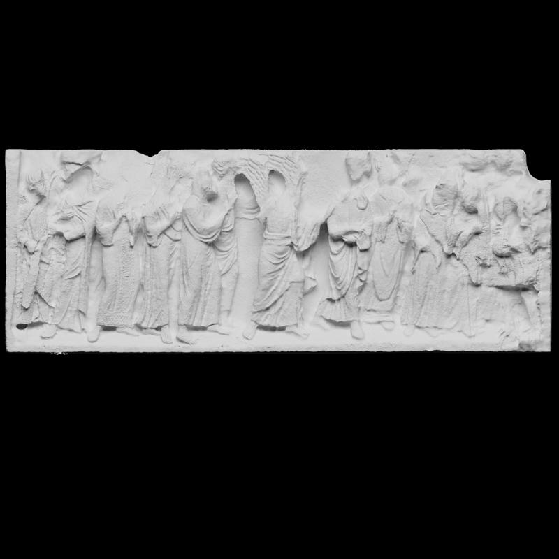 Notre-Dame- Tympan of the north portal on the western facade