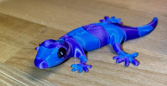 Striped Lizard (multi-material) with painted eye for MK4 and MMU3