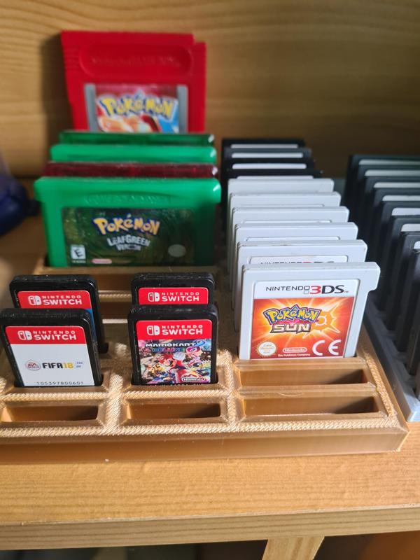 Nintendo gameboy, colour, advanced, ds 3ds game cartridge stand