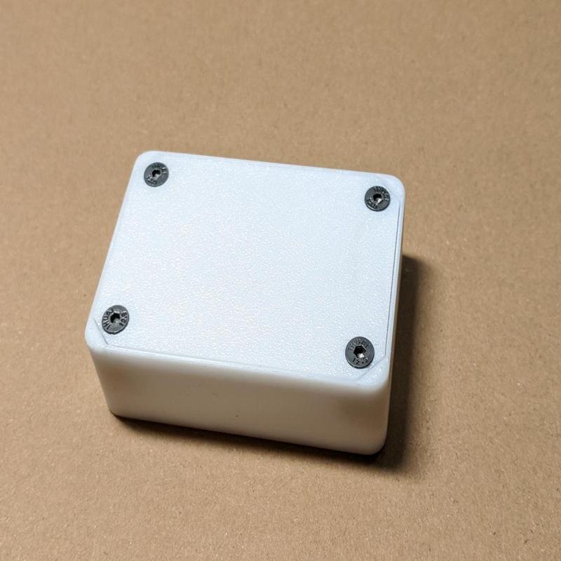 Enclosure with countersunk screw option