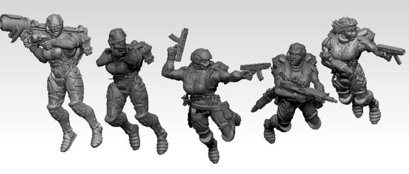 Overrunners female Jumptroops