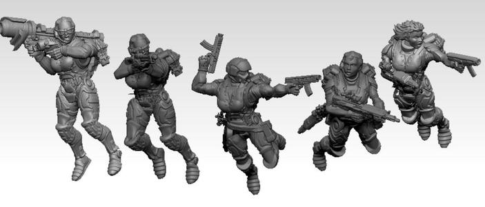 Overrunners female Jumptroops