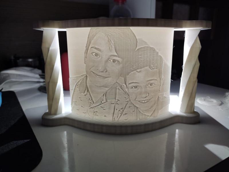 lithophane lamp