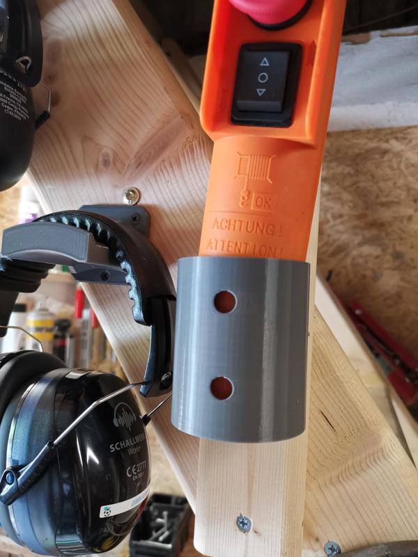 Halterung Seilwinde Fernbedienung - Bracket remote control cable winch