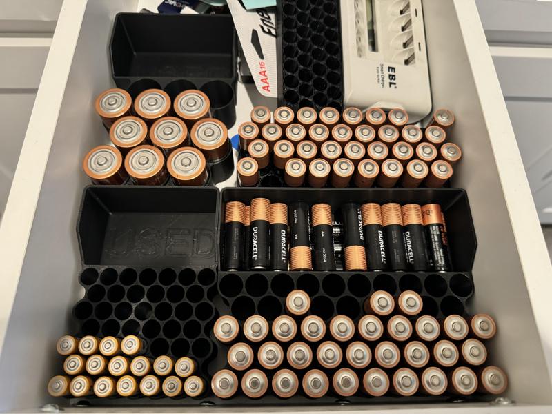 Battery Organizers (AA/AAA/D)